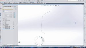 Solidworks определение длины трубы