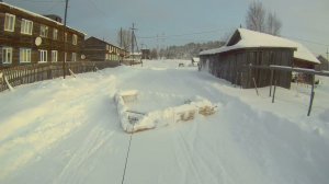 ВОЛОКУША ДЛЯ ЧИСТКИ СНЕГА. ИСПЫТАНИЕ МЕТЕЛЬЮ.