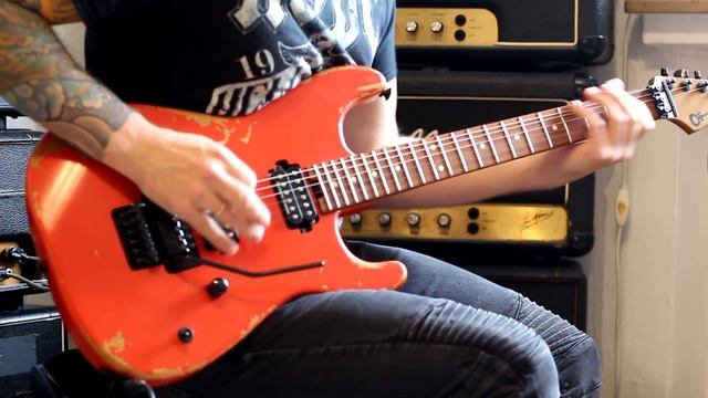 Charvel Pro Mod Relic San Dimas Weathered Orange - 80s Rock смотреть онлайн