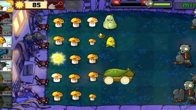 Plants vs Zombies: Adventure Night Level 6 Gameplay