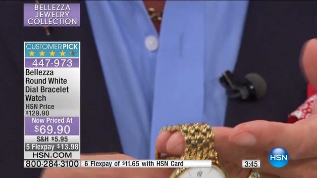 Bellezza Bronze Round White Dial Bracelet Watch смотреть онлайн