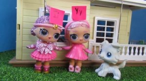 Сказка о чтении букв Ii, Yy и Оо. Учим английский с куклами_ЛОЛ и LPS.