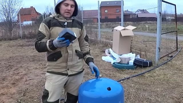 ВОДА НА УЧАСТОК ПОГРУЖАЕМ НАСОС В СКВАЖИНУ