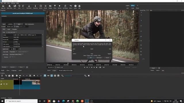 Shotcut #20 - Cara membuat video jalan mundur / reverse video | Video editor pc gratis no watermark