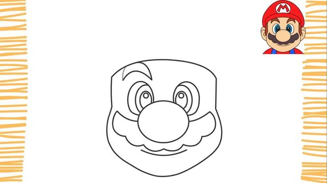 Как нарисовать СУПЕР МАРИО