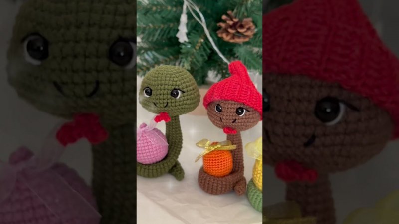 Прекрасный символ нового года❤️ #амигуруми #amigurumi #crochet #christmas #xmas