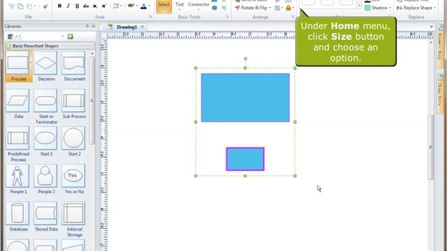 How to Resize Shapes| EdrawMax