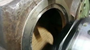 Расточка посадочных отверстий, торцовка передней плоскости прилегания. Фильтр выс. давления AISI316