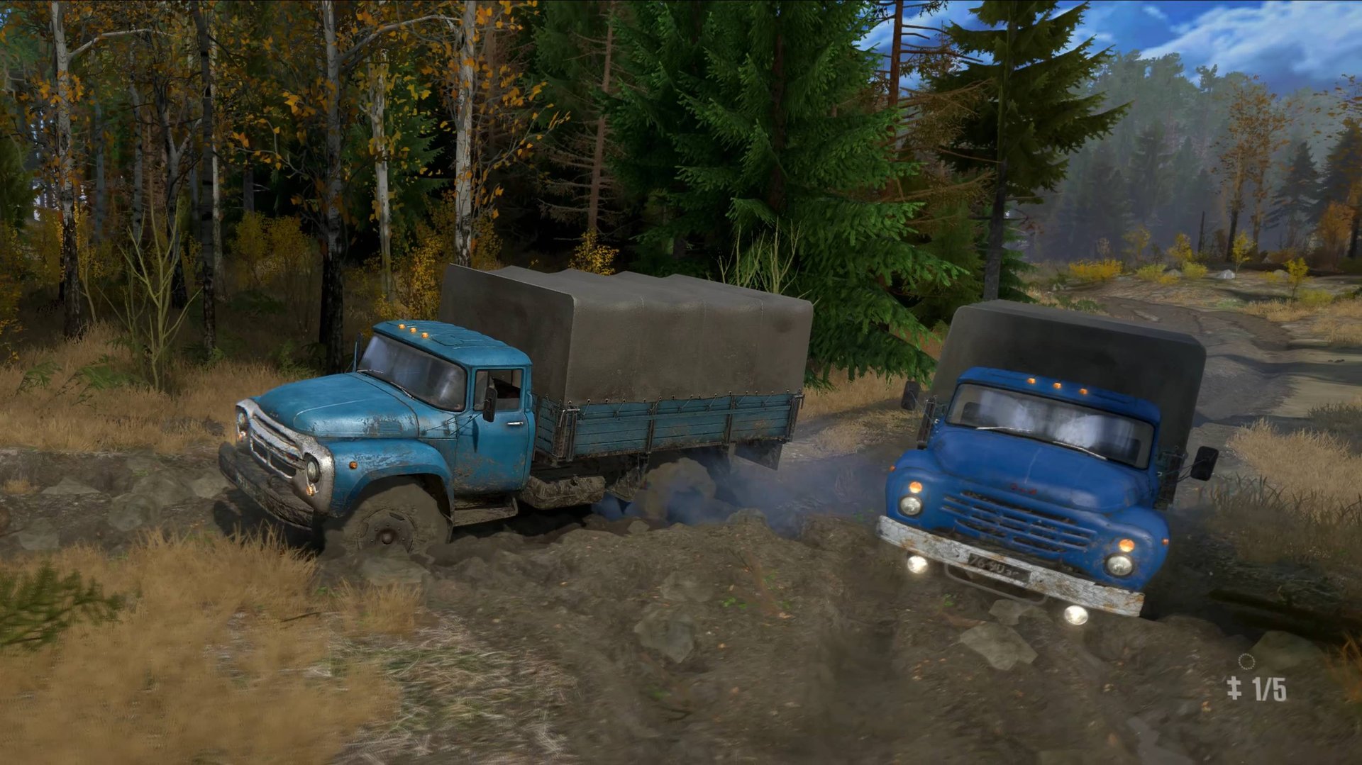 Spintires: MudRunner ДВА ЗИЛА Thrustmaster T300 RS GTE ZShifter PRO 16.04.2025🔴 смотреть онлайн