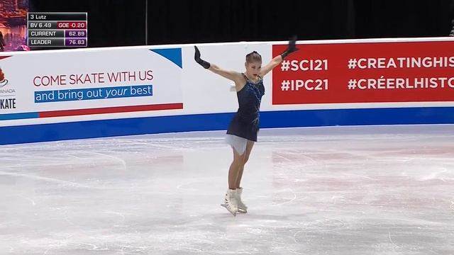 Aliona Kostornaia / Алена Косторная - Lovely (Skate Canada 2021) смотреть онлайн