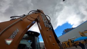 2022 Case 695 SV TC Backhoe Loader Walkaround   ATEST Expo IEC