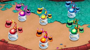 Брюшок / Potbelly - все варианты цвета призматиков (My Singing Monsters: Dawn of Fire)
