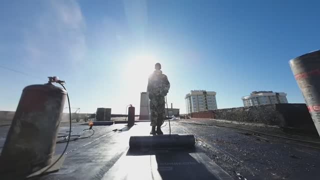 Ремонт кровли методом Спекания г.Санкт-Петербург