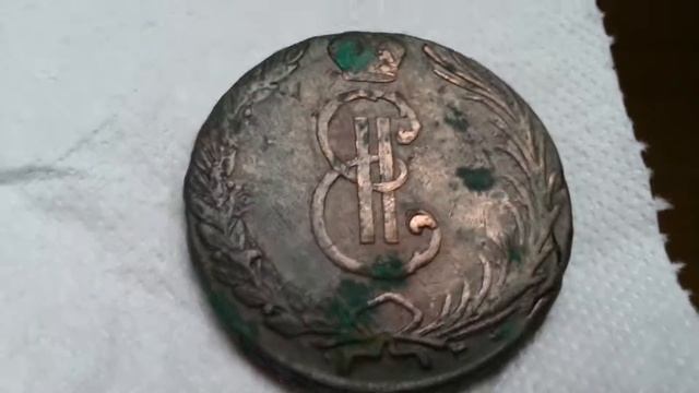 10 копеек 1766 / убрана пыль и лёгкая зелень смотреть онлайн