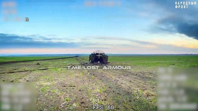 Уничтожение американского бронетранспортера M113 ВСУ в окрестностях н.п. Миролюбовка