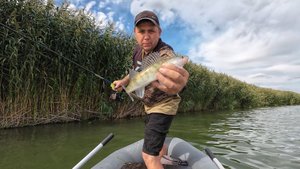 Рыбалка на хищника, прошёл сплавом по реке. Река Маныч!!!