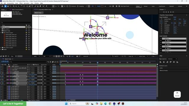 4 - Creating a Complex ZoomIn Transition in 3D смотреть онлайн