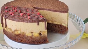 Торт кофейно-банановый муссовый