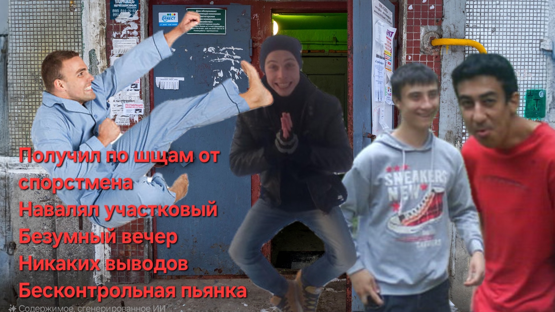 Путь алкоголика: Получил по щщам | Навалял участковый | Безумный вечер | Бесконтрольная пьянка