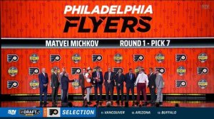 Matvei Michkov goes to Flyers with seventh overall pick in 2023 NHL Draft