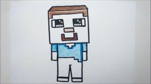 КАК НАРИСОВАТЬ MINECRAFT - DIBUJAR MINECRAFT РИСУНОК MINECRAFT - как нарисовать Стива из майнкрафта