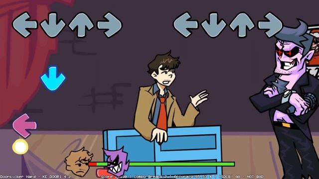 ФНФ против продавца дверей Вторая неделя в разрешении HD смотреть онлайн