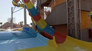 Экстремальные горки в аквапарке Али баба Хургада Египет.