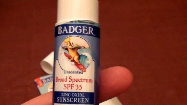 Badger SPF 30 Plus Sunscreen All Season Face Stick Unscented -- REVIEW