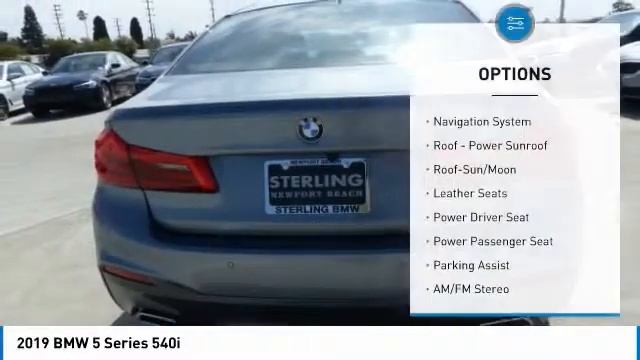 2019 BMW 5 Series Newport Beach CA N190785