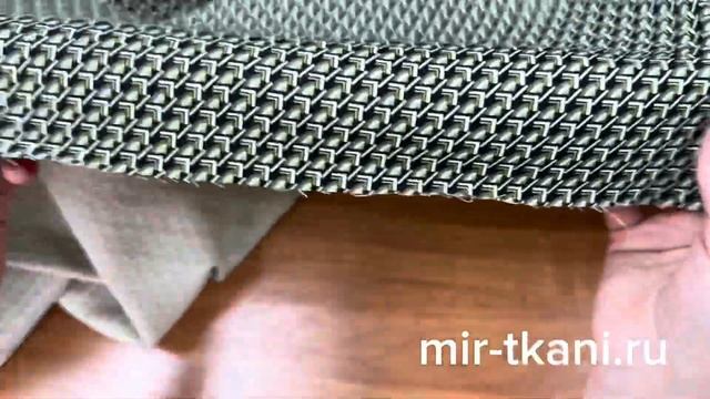 Ткань хлопок стрейч цвет зелёно-чёрный