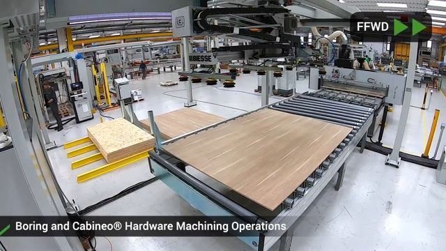 Biesse Rover K FT Winstore X3 Automatic Nesting Cell for Cabinet Production смотреть онлайн