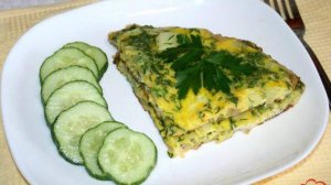 Омлет с кабачками