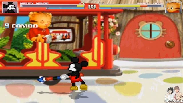 M.U.G.E.N BATTLES | Mickey Mouse vs Daniel Tiger | Disney vs Daniel Tiger's Neighborhood смотреть онлайн
