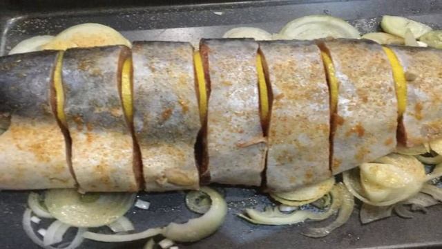 Горбуша запеченная в духовке