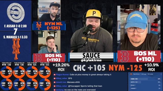 Live Bets With Kyle Kirms NBA MLB NHL Picks Tuesday April 30