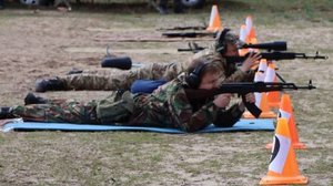 Соревнования по стрельбе из автомата Калашникова среди сотрудников полиции Тамбовской области