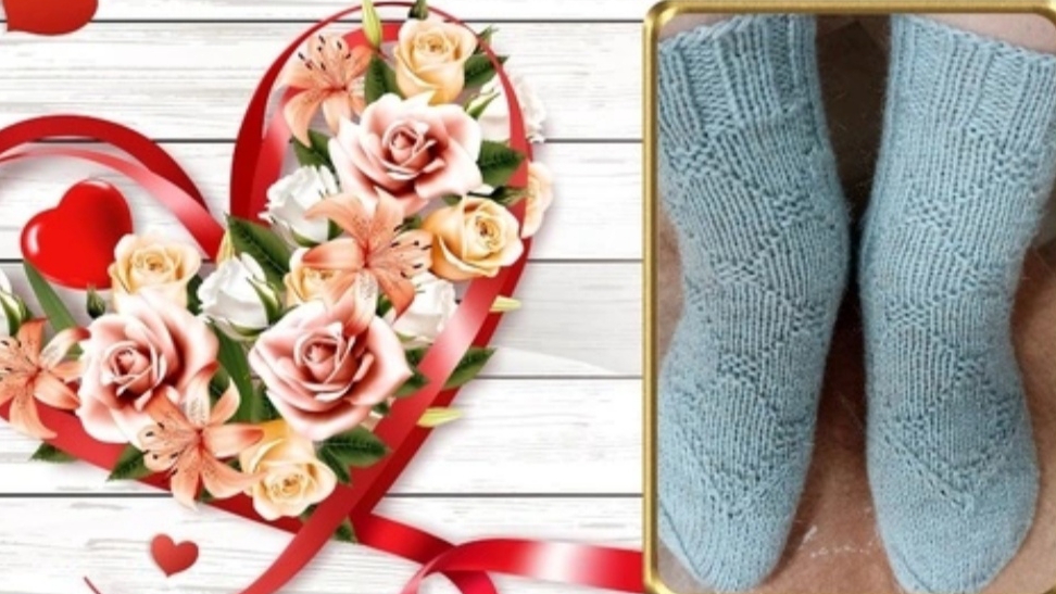 Красивый теневой узор спицами🧶