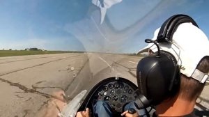 Автожир Calidus. Учебные полеты по кругу