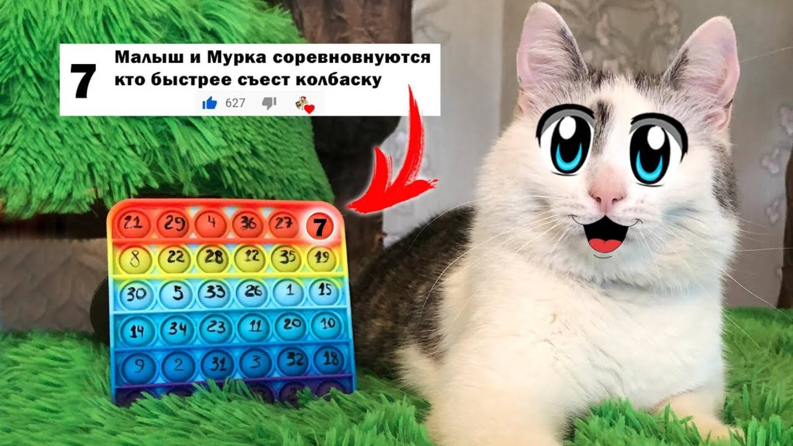 POP IT УПРАВЛЯЕТ МОЕЙ ЖИЗНЬЮ 24 часа ! ЧЕЛЛЕНДЖ с ПОП ИТ для КОШЕЧКИ МУРКИ | А ну-ка давай-ка