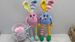 Заяц Туц крючком// МК диктант заяц крючком// Мастер-класс заяц крючком// Мастер-класс// Заяц крючком