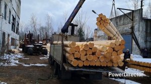 Тачка, погрузка, выгрузка и доставка брёвен