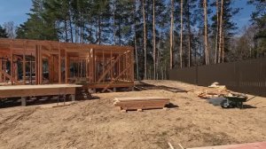 Подготовка к монтажу стропильной системы в каркасном доме.  Каркасные дома Строй Профи Рязань