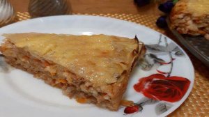 Запеканка капустная с фаршем