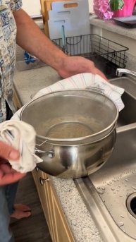 как сливать макароны