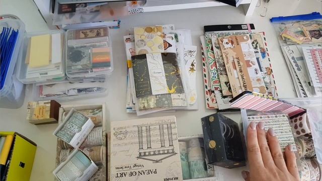 Организация и расхламление канцелярии, наклейки, скотчи