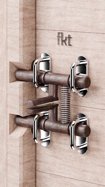 Minimal Auto-close Latch with Dual Lock Mechanism смотреть онлайн
