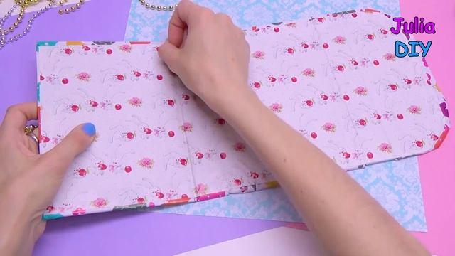 DIY ORGANIZER PLANNER BAG | NOTEPAD + PENCIL CASE | Back to school supplies | Julia DIY смотреть онлайн