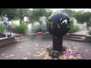 Туманные эффекты в парке ВДНХ