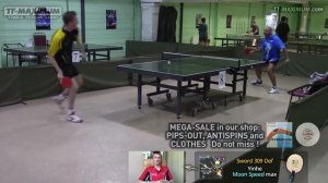 review YINHE (Milkyway) MOON SPEED Soft & Medium versions compare, POWER SPIN RUBBER test