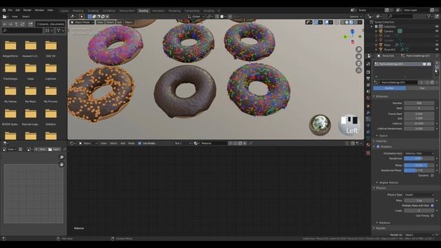 How to Create Donuts Blender Tutorial